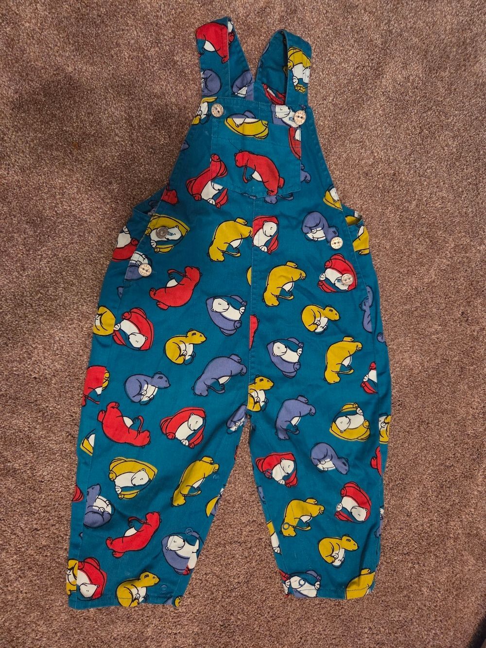 Vintage NEXT Polar Bear Animal Print Overall